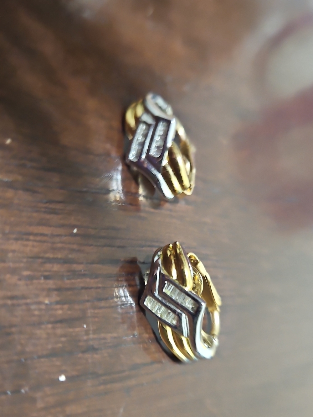 18k Gold Hoop Clip OnEarrings